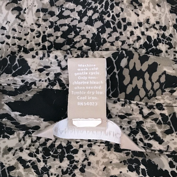 🔴 4/$15 BR tan & black snakeskin print sleeveless shirtdress in size 2 in EUC - Picture 15 of 15